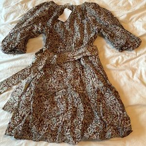 Mango floral red dress - XS - NEW